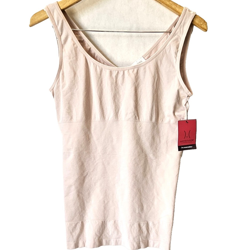 Yummie Tummie Heather Thomson Seamless 2-Way Shaping Tank Frappe 2X/3X YT6-512